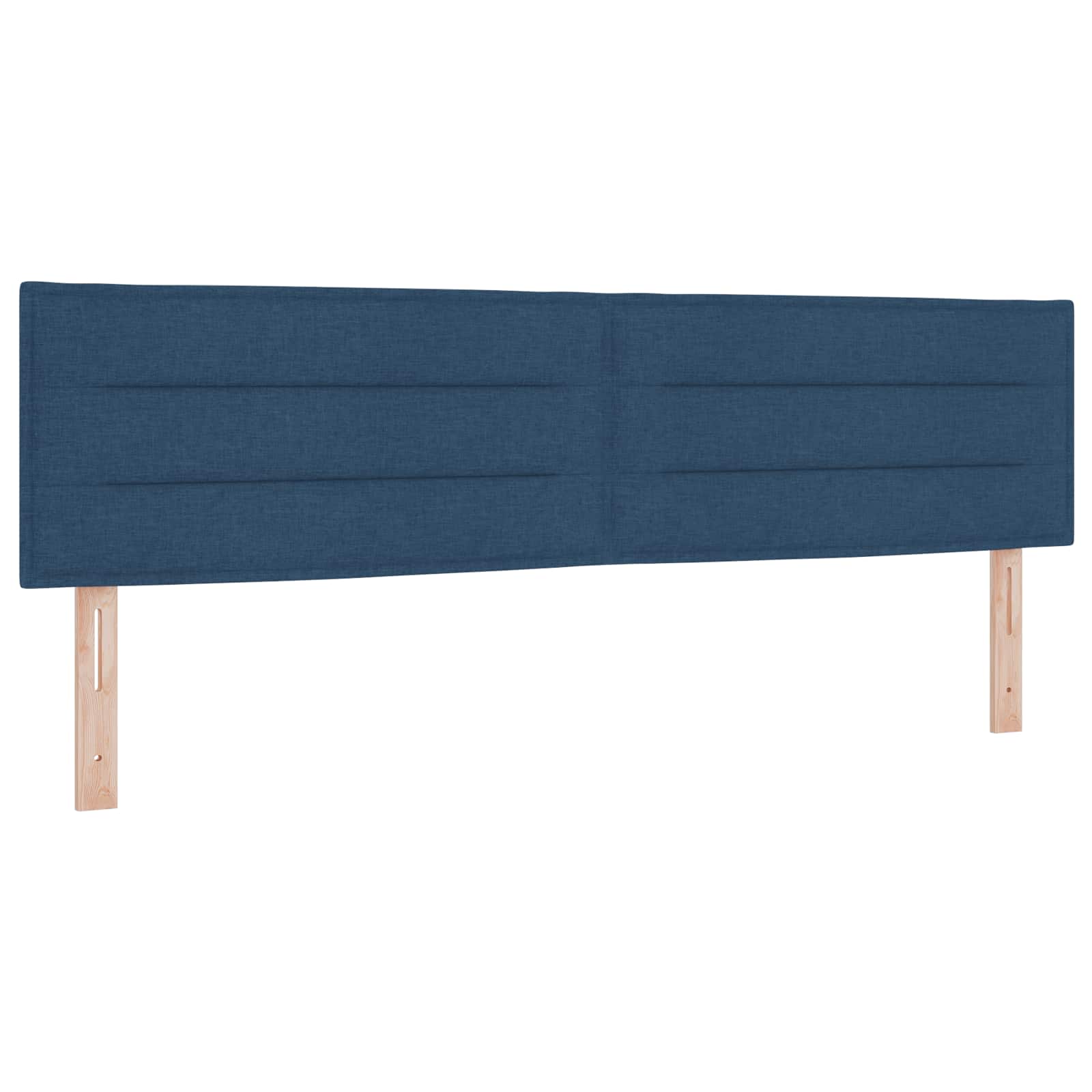 Krevet s box springom, madracem i LED-om Plava 180 x 200 cm