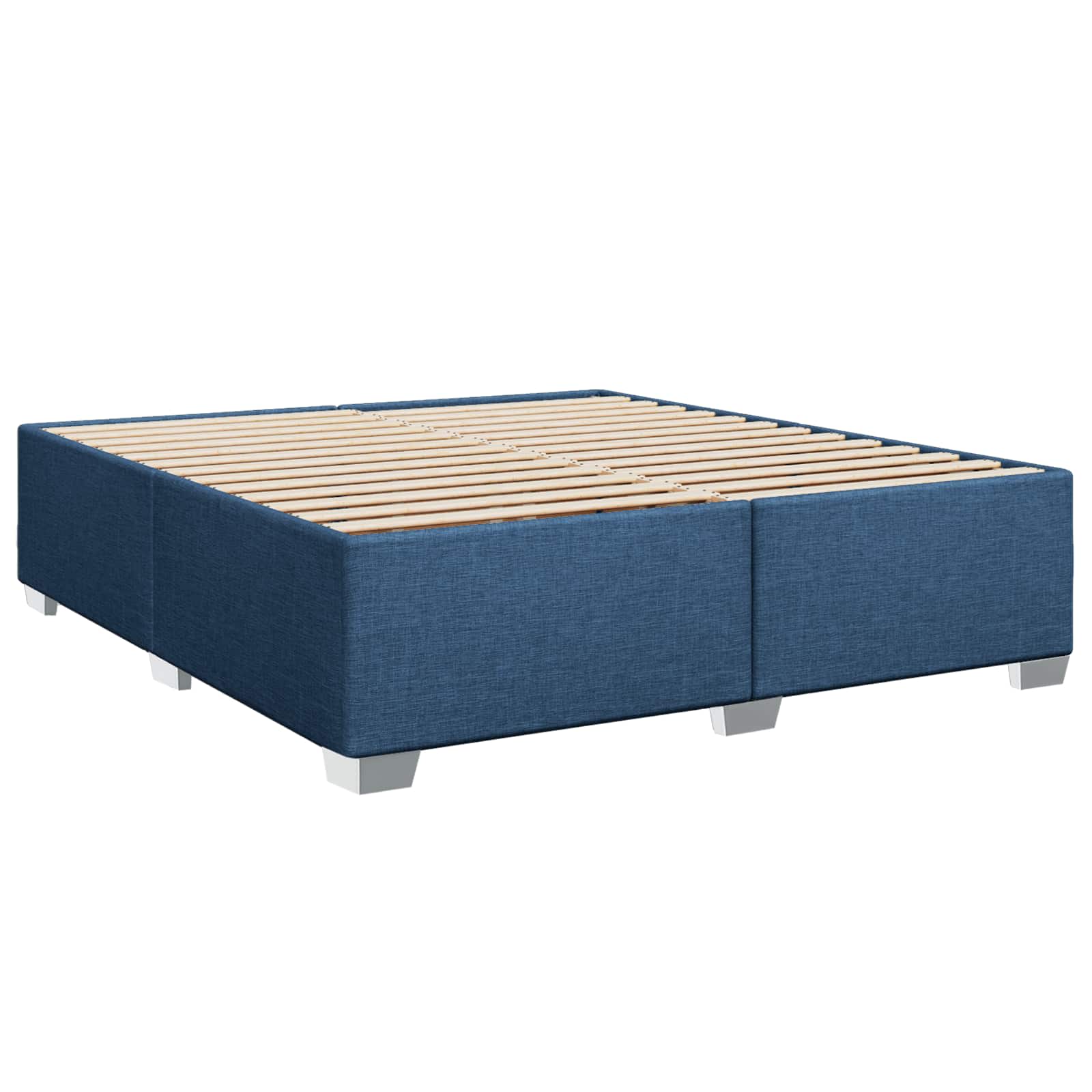 Krevet s box springom, madracem i LED-om Plava 180 x 200 cm