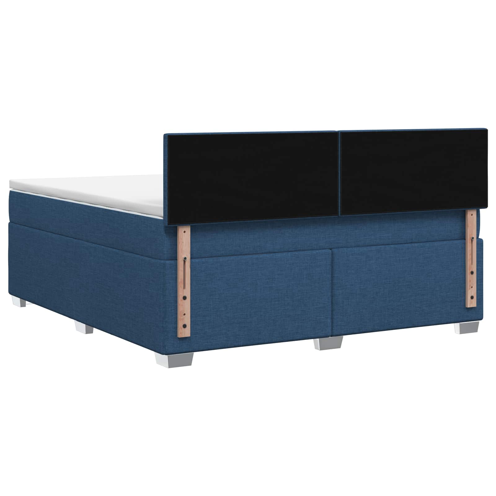 Krevet s box springom, madracem i LED-om Plava 180 x 200 cm