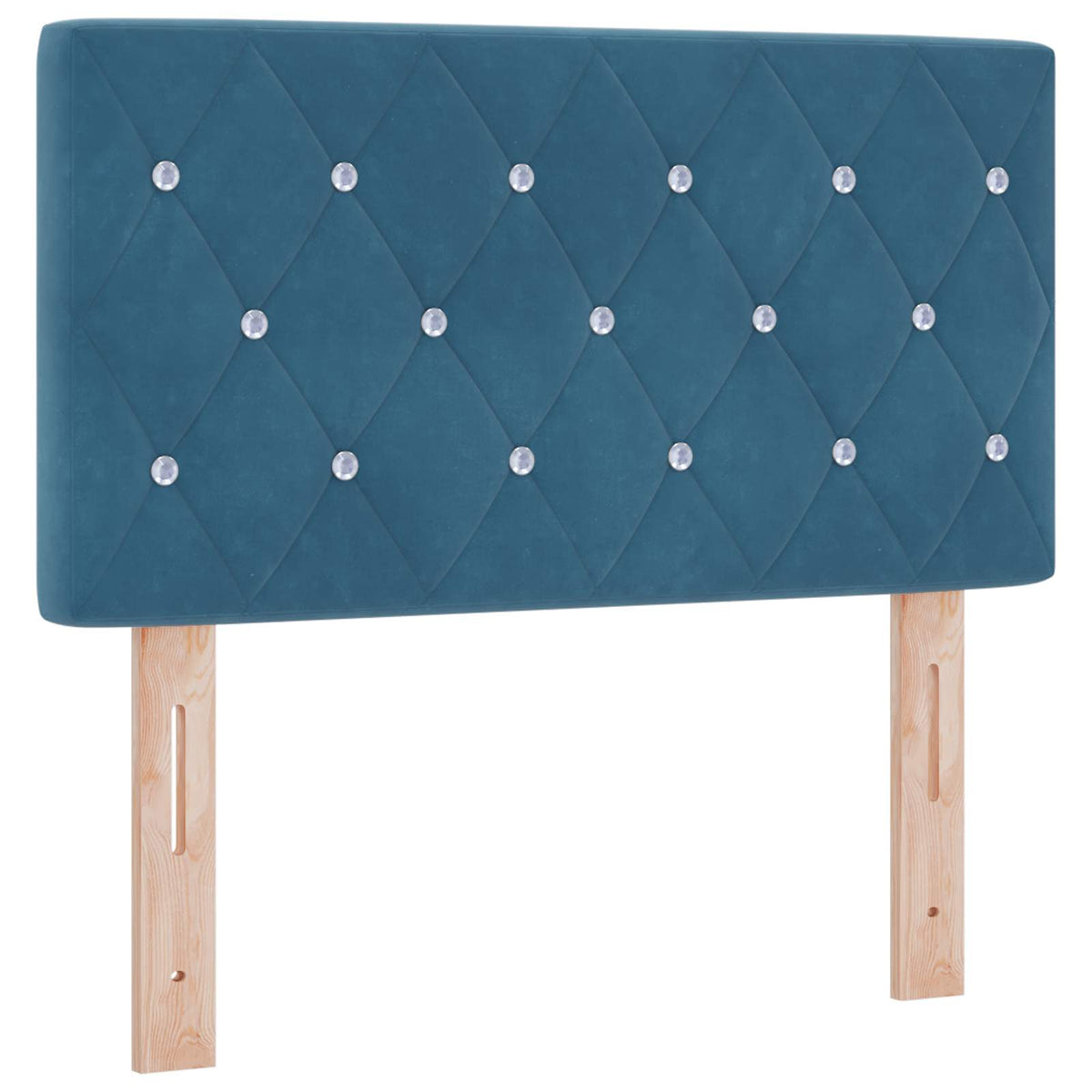 Krevet s box springom, madracem i LED-om Plava 80 x 200 cm