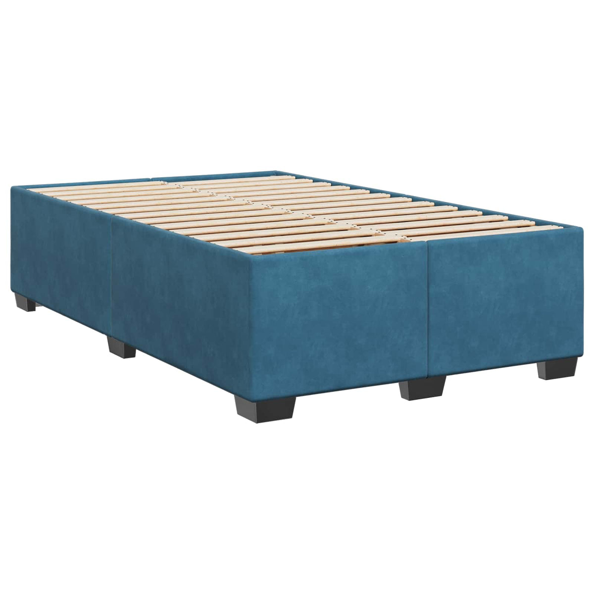 Krevet s box springom, madracem i LED-om Plava 120 x 200 cm