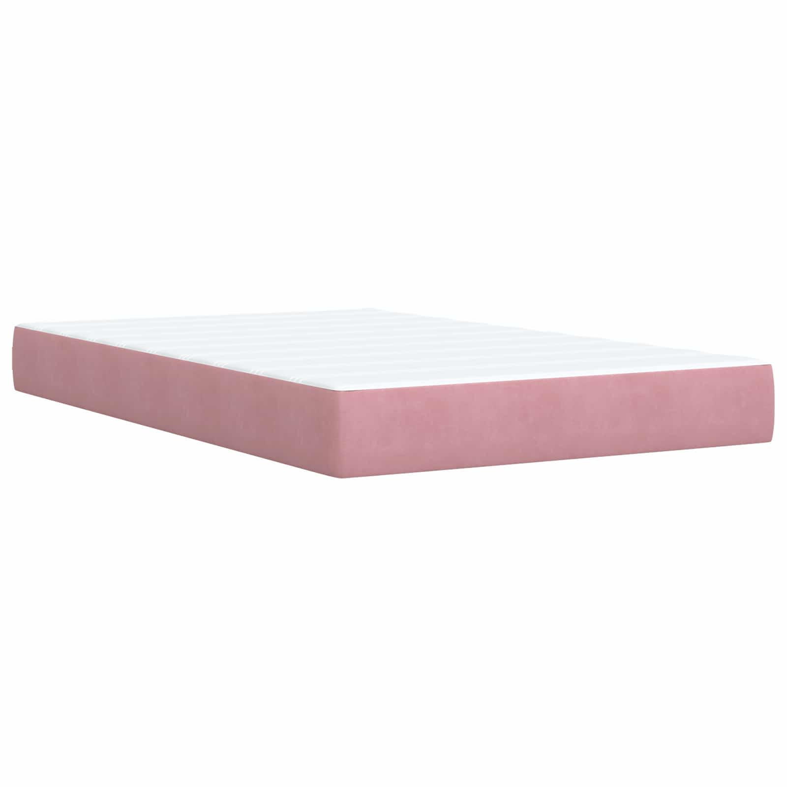 Krevet s box springom, madracem i LED-om Ružičasta 120 x 200 cm