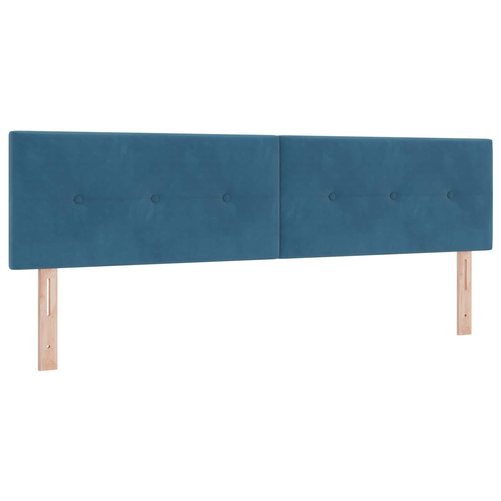 Krevet s box springom, madracem i LED-om Plava 180 x 200 cm
