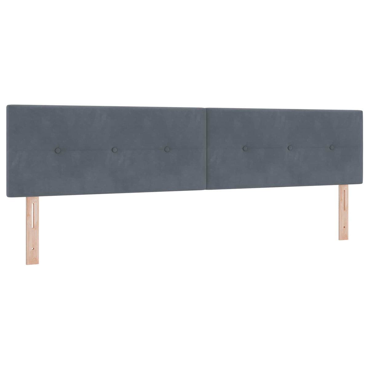 Krevet s box springom, madracem i LED-om Tamnosiva 200 x 200 cm
