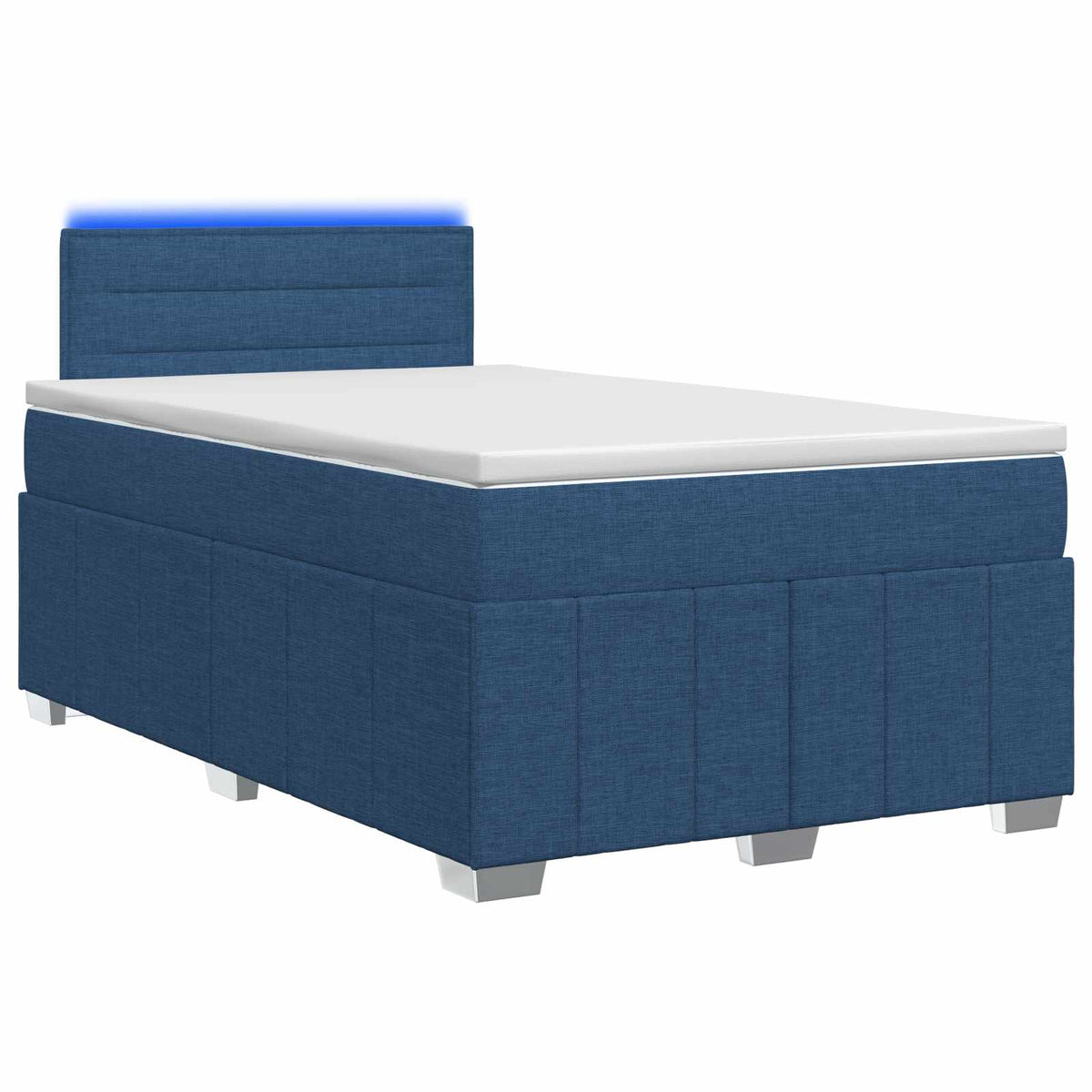 Boxspring krevet s madracem Plava 120 x 190 cm Tkanina
