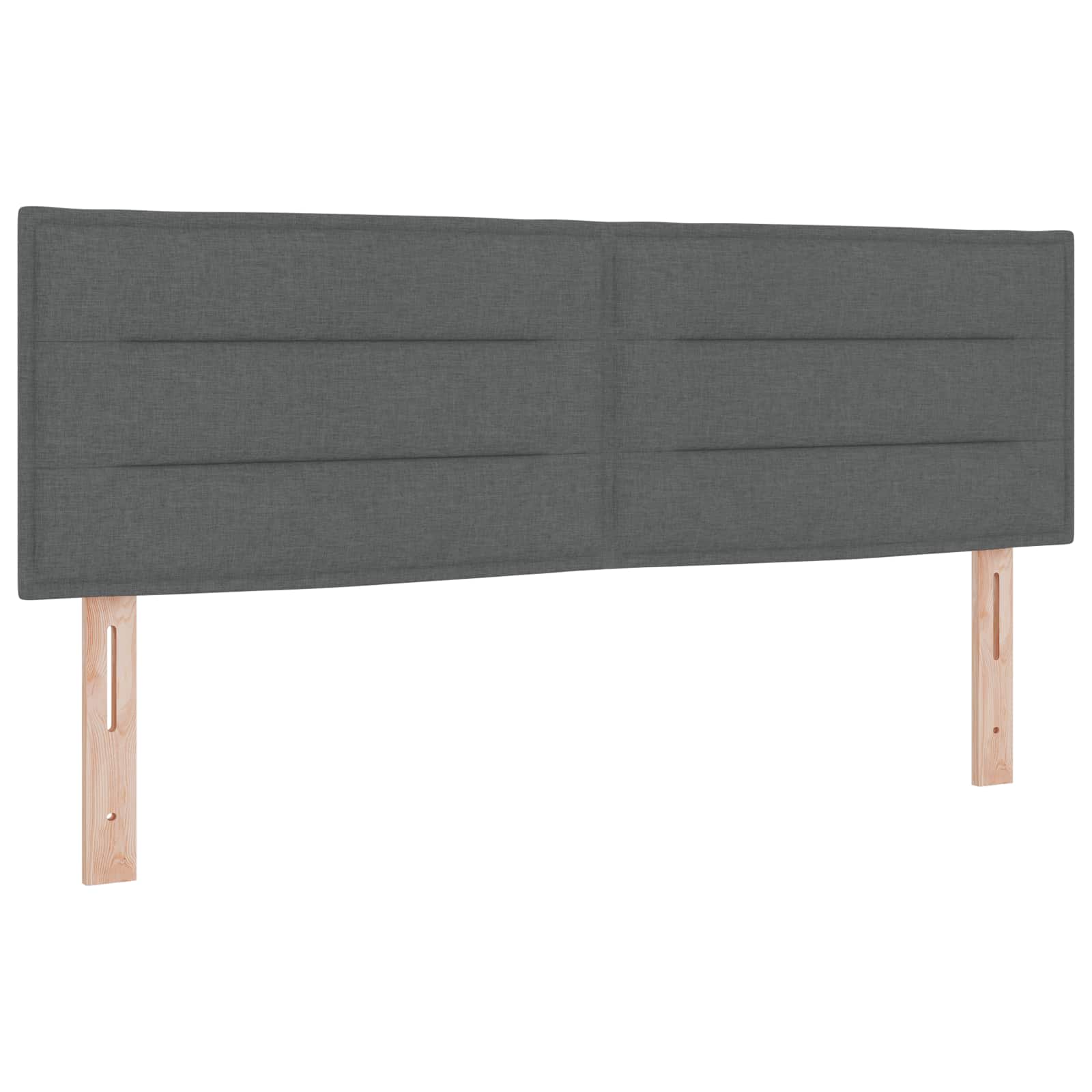 Boxspring krevet s madracem Tamno smeđa 140 x 200 cm Tkanina