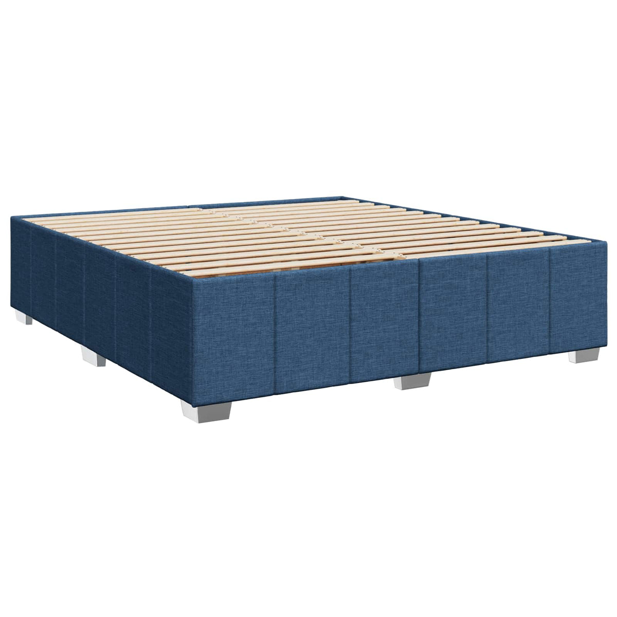 Boxspring krevet s madracem Plava 200 x 200 cm Tkanina