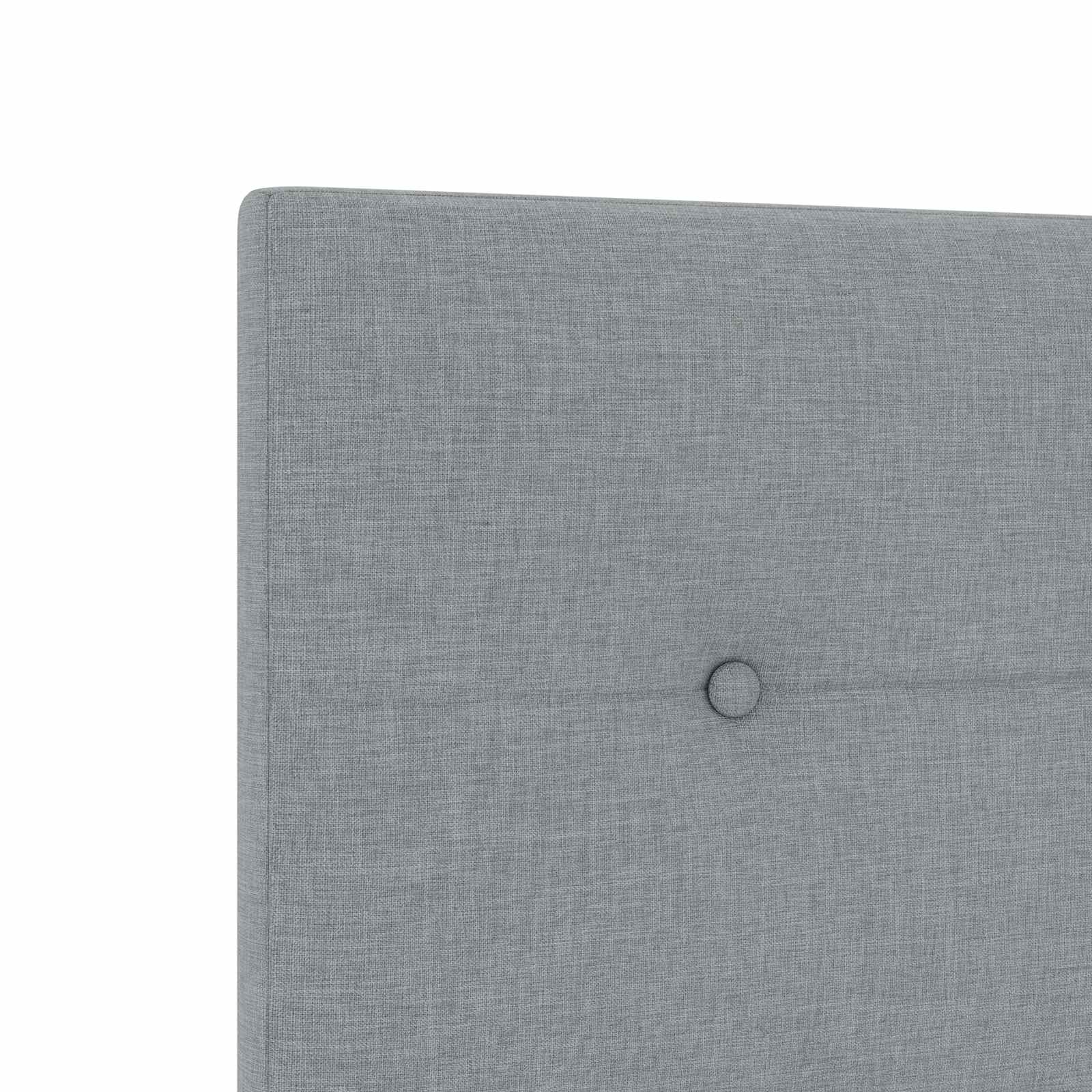 Boxspring krevet s madracem Svjetlosiva 120 x 200 cm Tkanina