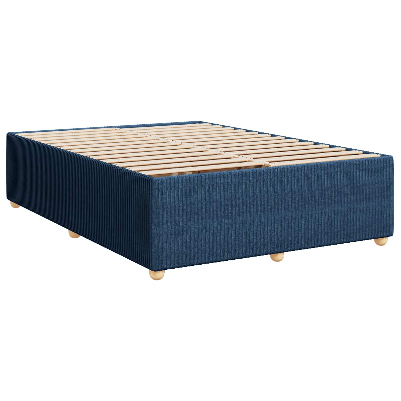 Boxspring krevet s madracem Plava 140 x 200 cm Tkanina