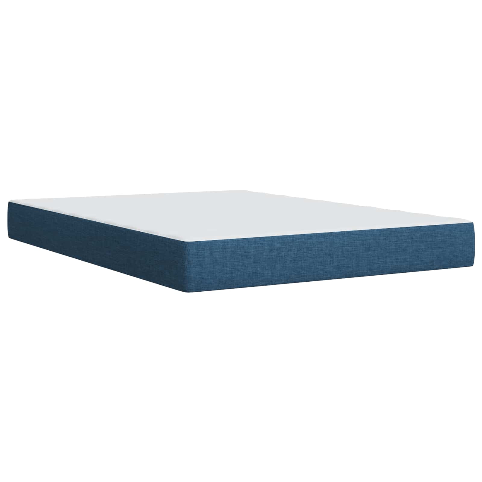 Boxspring krevet s madracem Plava 140 x 200 cm Tkanina