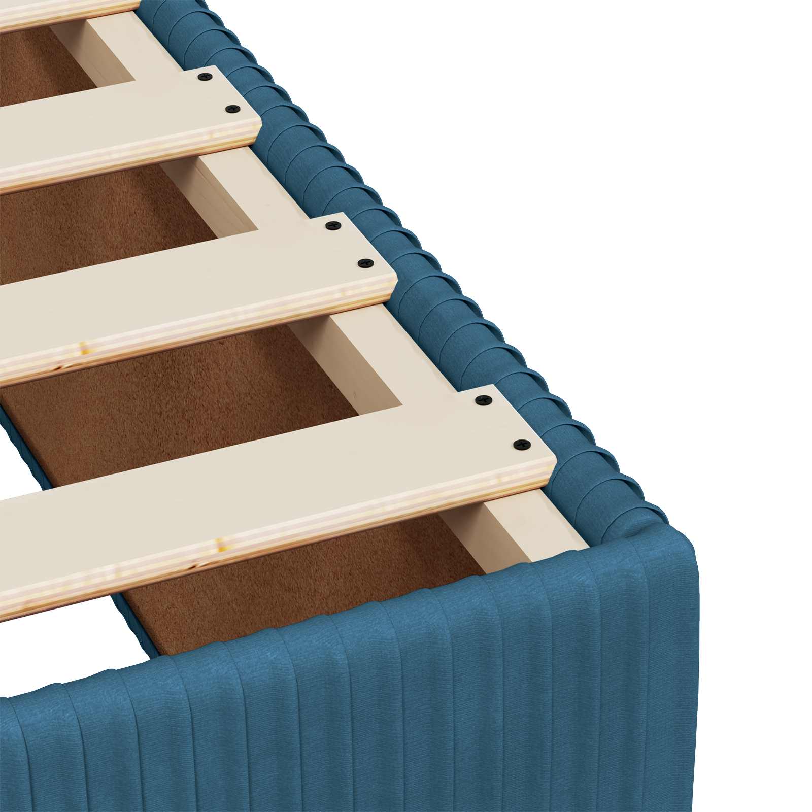Boxspring krevet s madracem Plava 80 x 200 cm Baršun