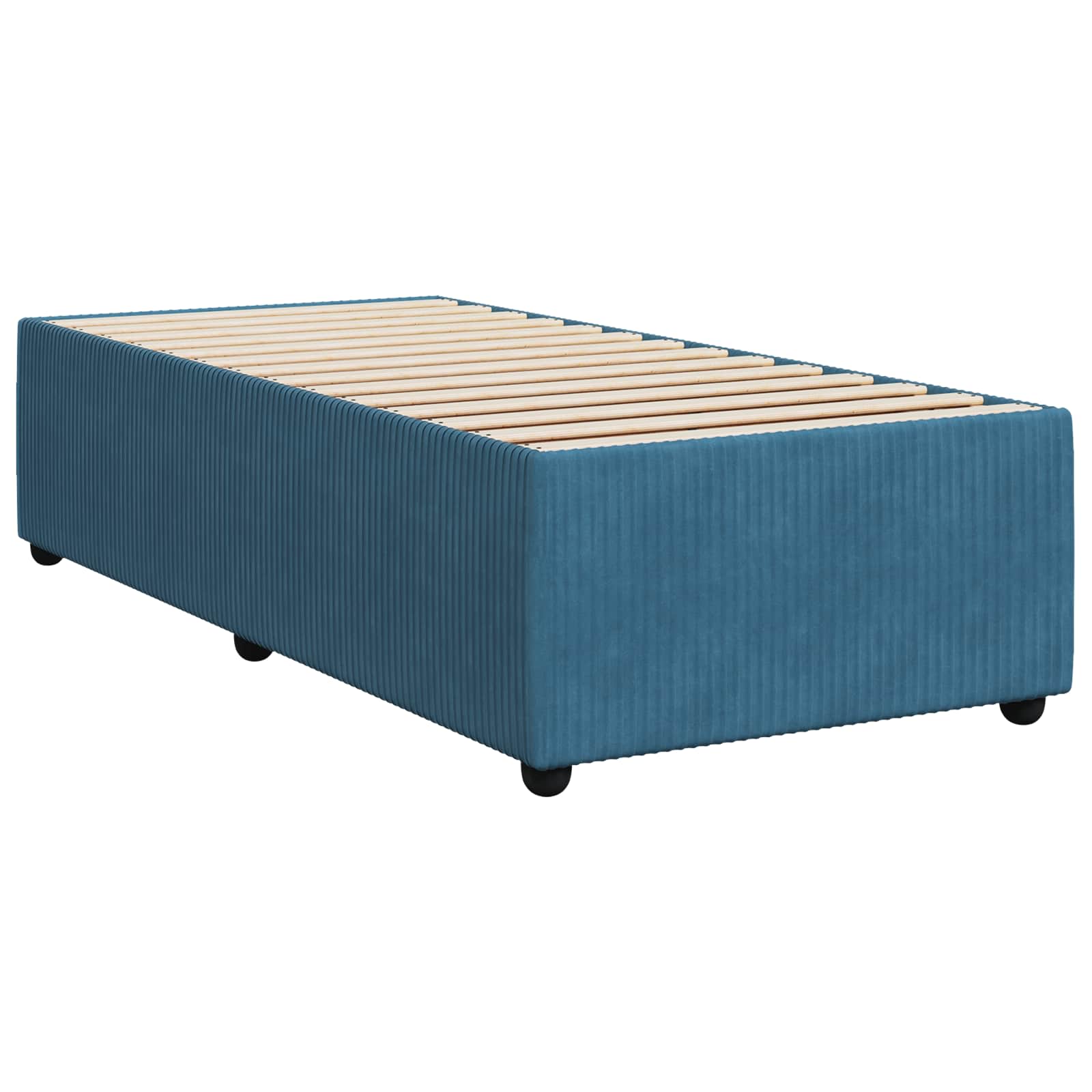 Boxspring krevet s madracem Plava 80 x 200 cm Baršun