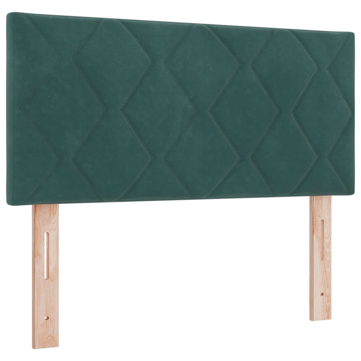Boxspring krevet s madracem Tamnozelena 90 x 190 cm Baršun