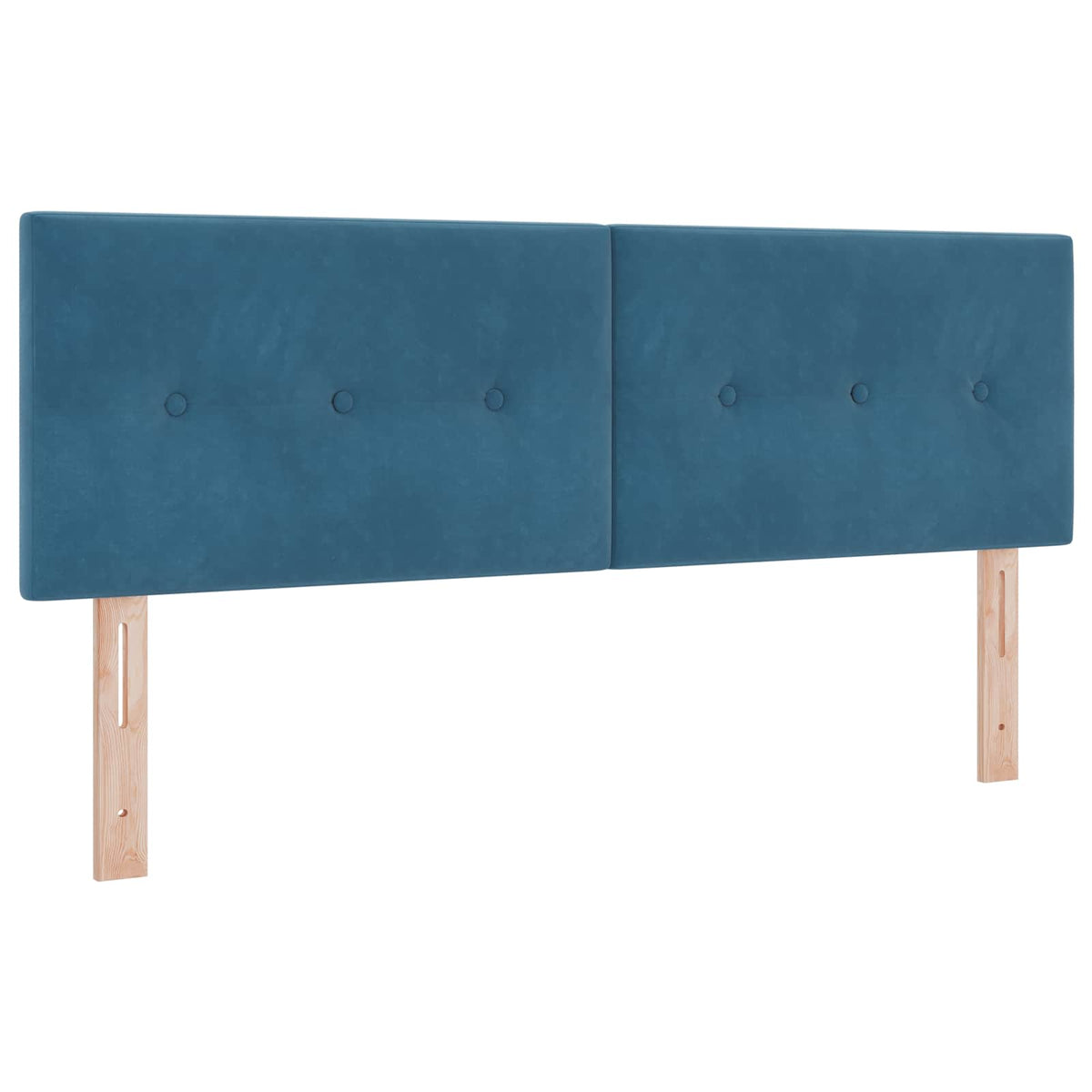 Boxspring krevet s madracem Plava 140 x 200 cm Baršun
