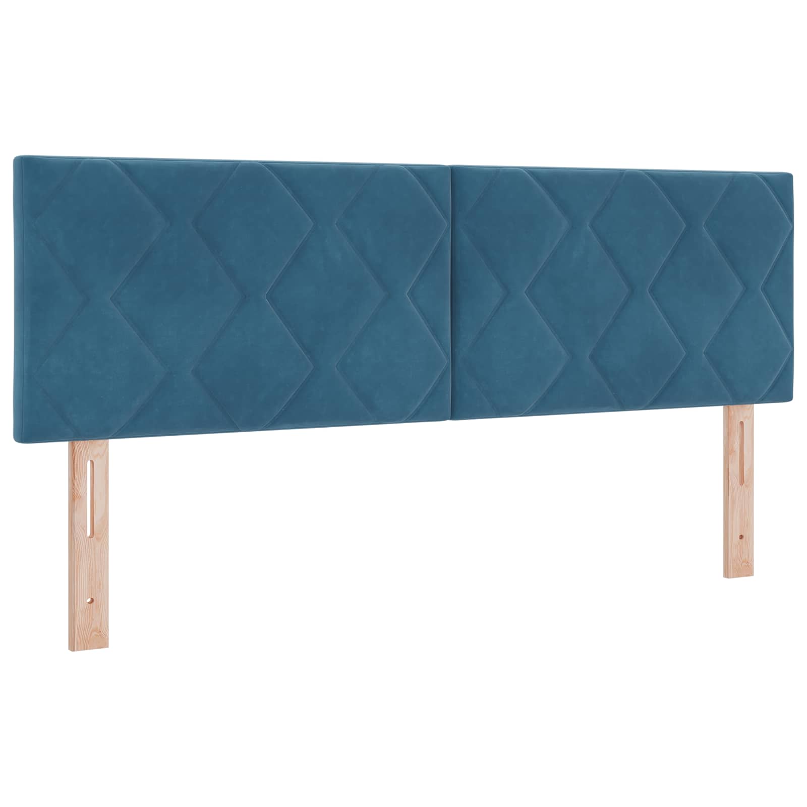 Boxspring krevet s madracem Plava 140 x 200 cm Baršun