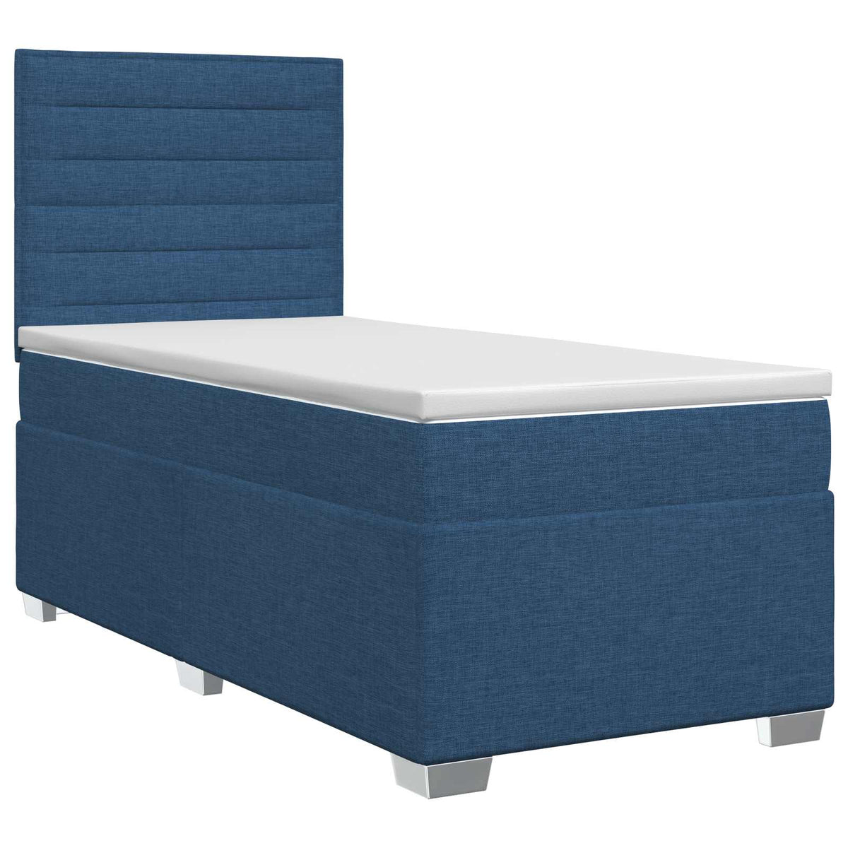 Boxspring krevet s madracem Plava 100 x 200 cm Tkanina