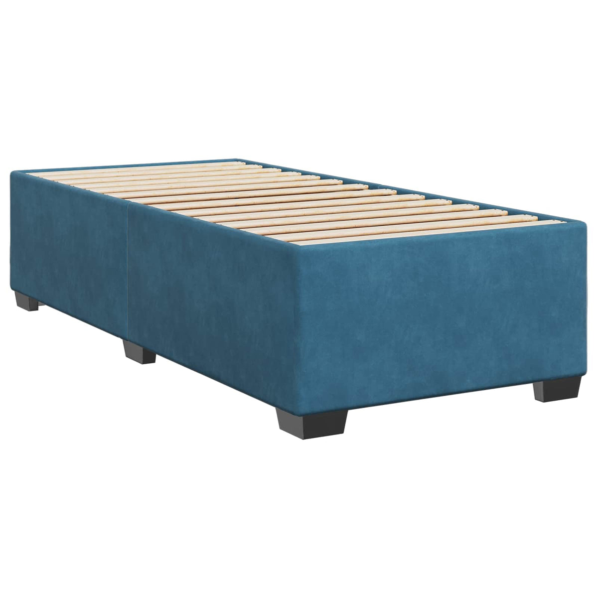 Boxspring krevet s madracem Plava 100 x 200 cm Baršun