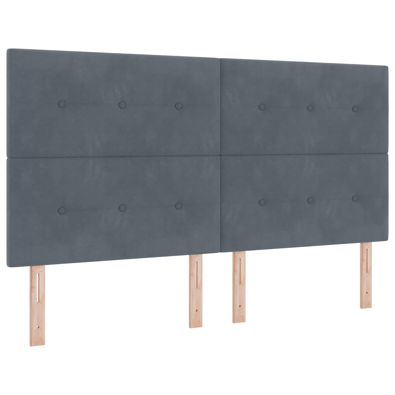 Boxspring krevet s madracem Tamnosiva 180 x 200 cm Baršun