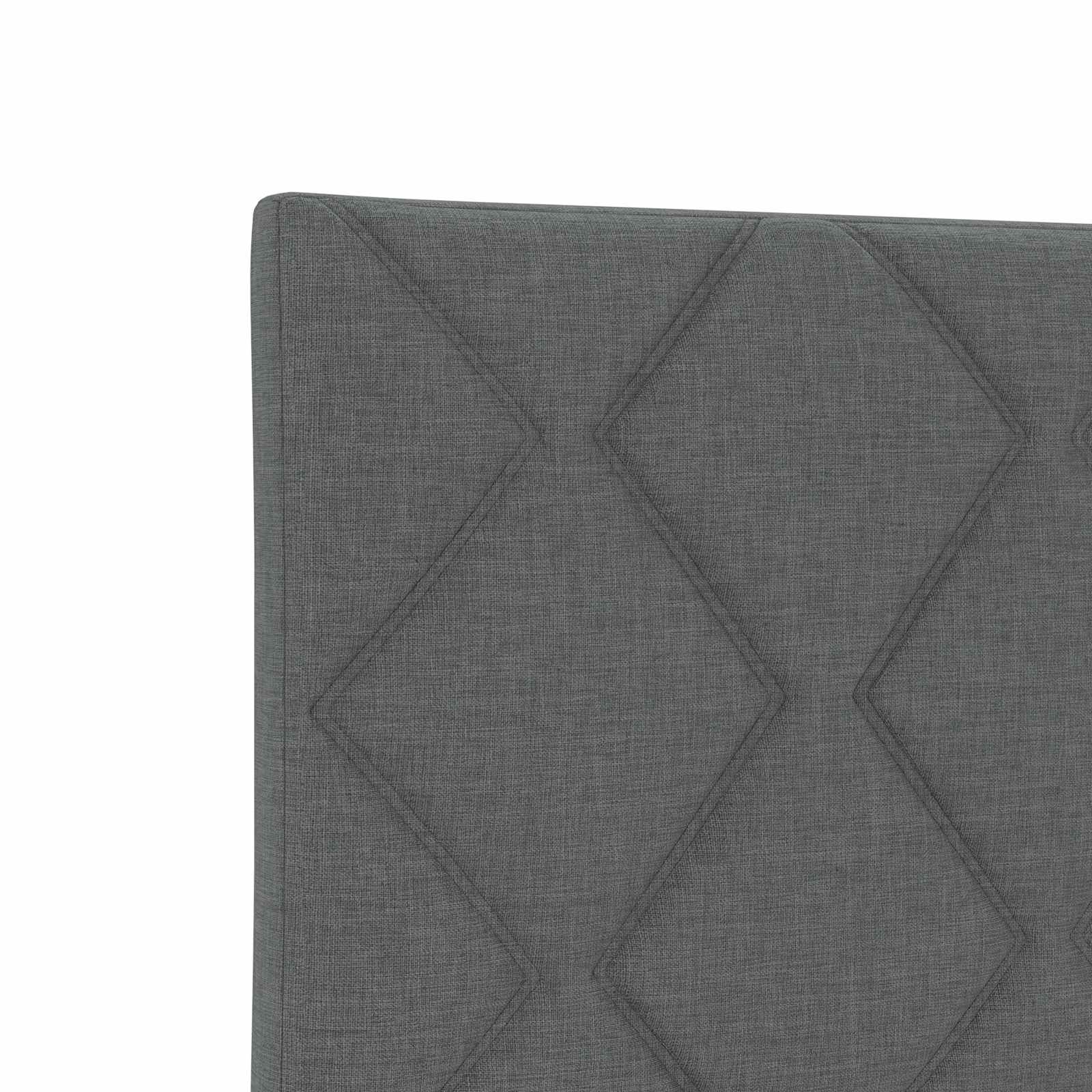 Boxspring krevet s madracem Tamnosiva 90 x 190 cm Tkanina