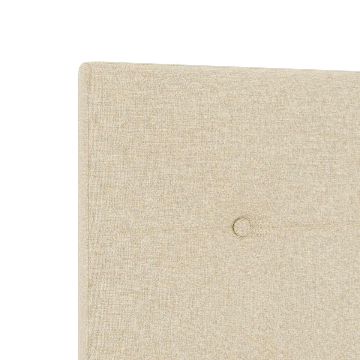 Boxspring krevet s madracem Krem 90 x 200 cm Tkanina