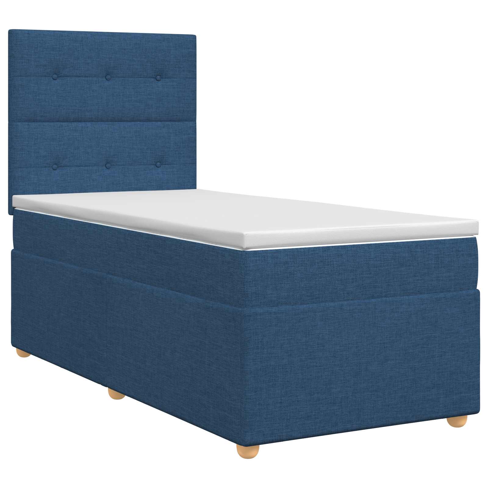 Boxspring krevet s madracem Plava 90 x 200 cm Tkanina