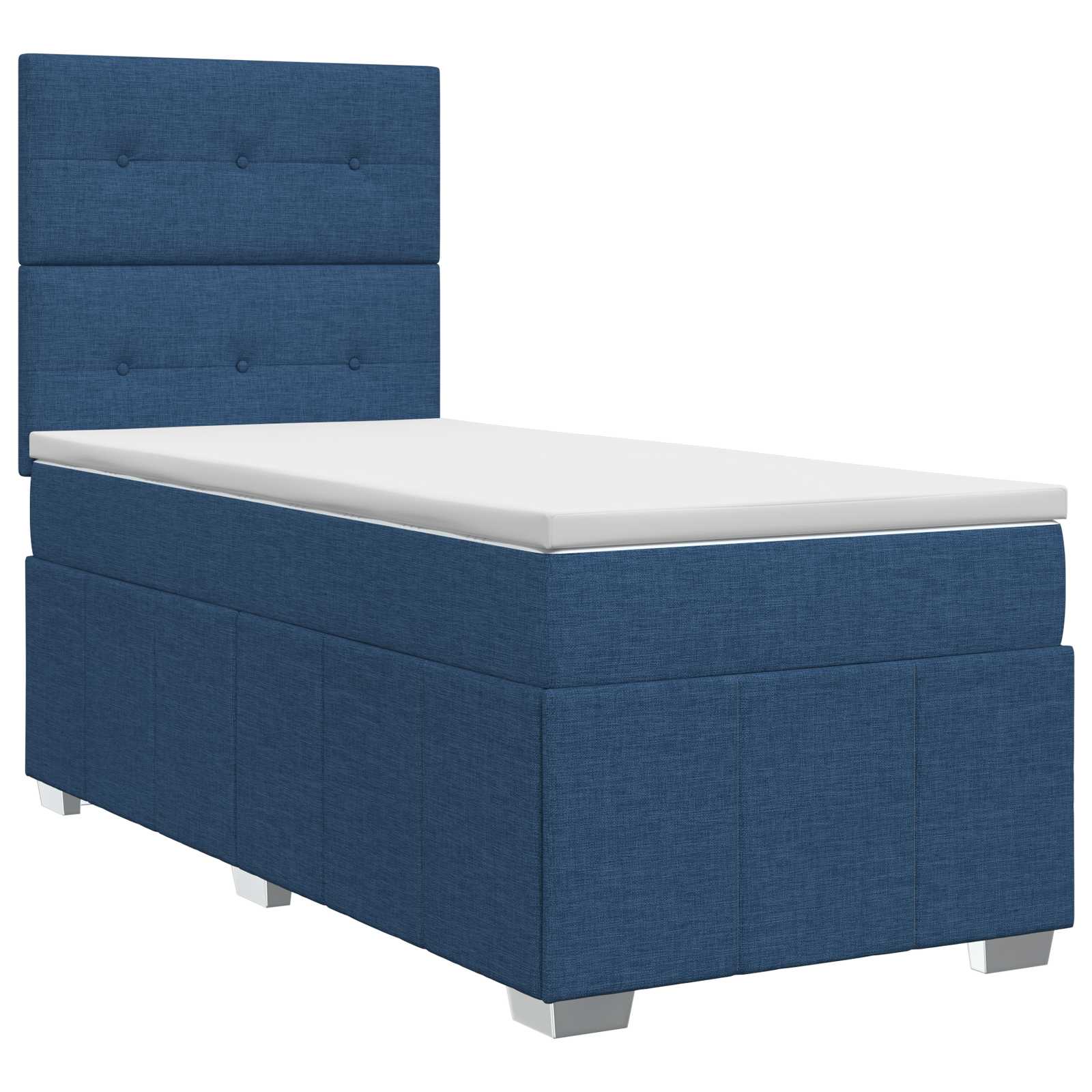 Boxspring krevet s madracem Plava 90 x 200 cm Tkanina
