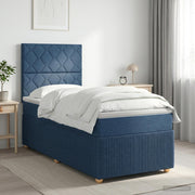 Boxspring krevet s madracem Plava 80 x 200 cm Tkanina