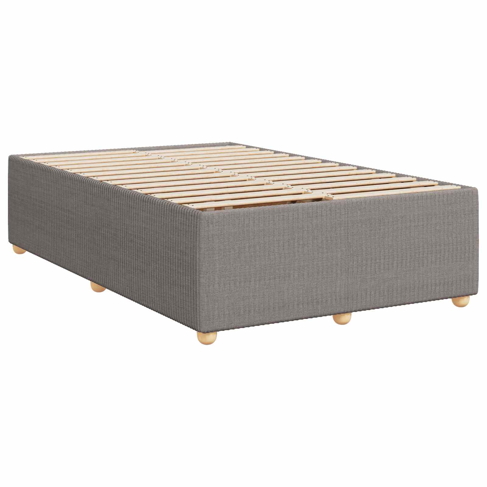 Boxspring krevet s madracem Sivosmeđa 90 x 190 cm Tkanina