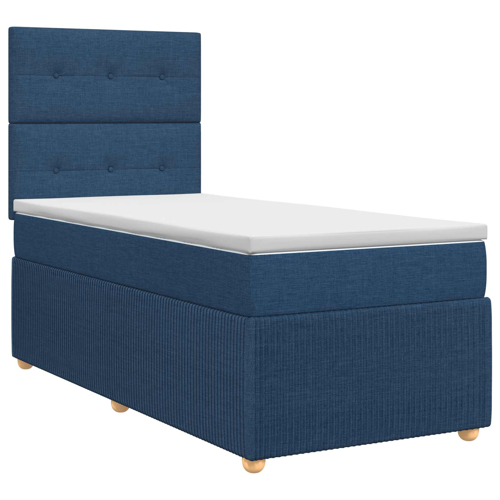 Boxspring krevet s madracem Plava 90 x 200 cm Tkanina