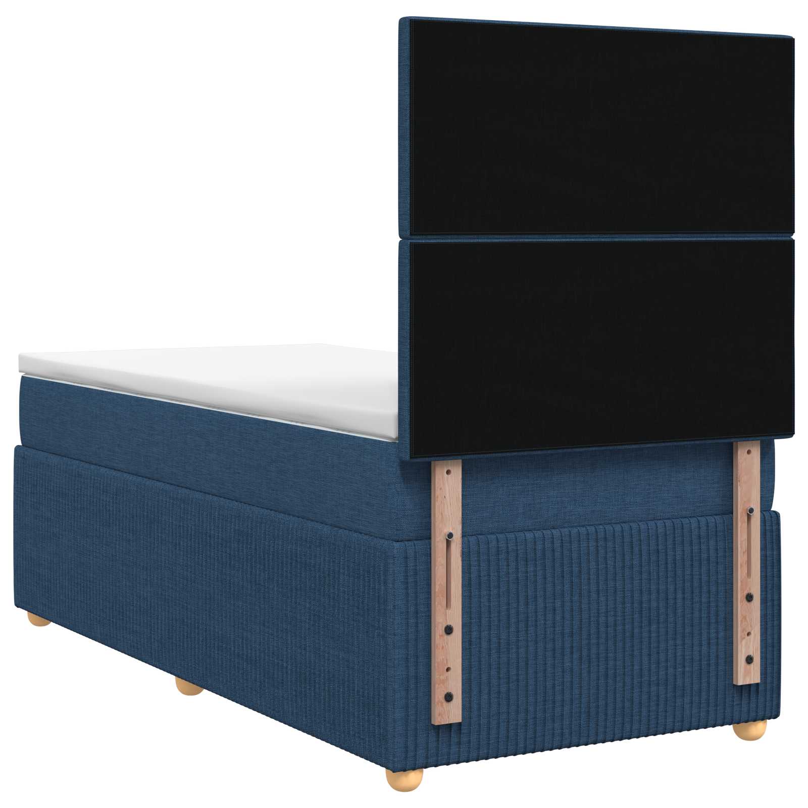 Boxspring krevet s madracem Plava 90 x 200 cm Tkanina