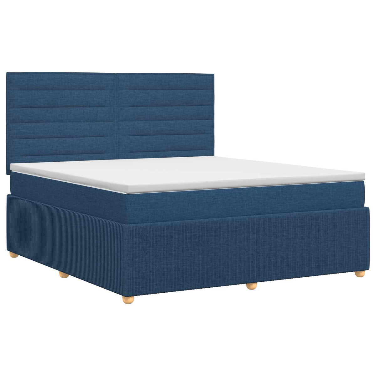 Boxspring krevet s madracem Plava 140 x 200 cm Tkanina
