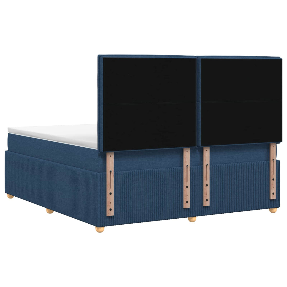 Boxspring krevet s madracem Plava 140 x 200 cm Tkanina