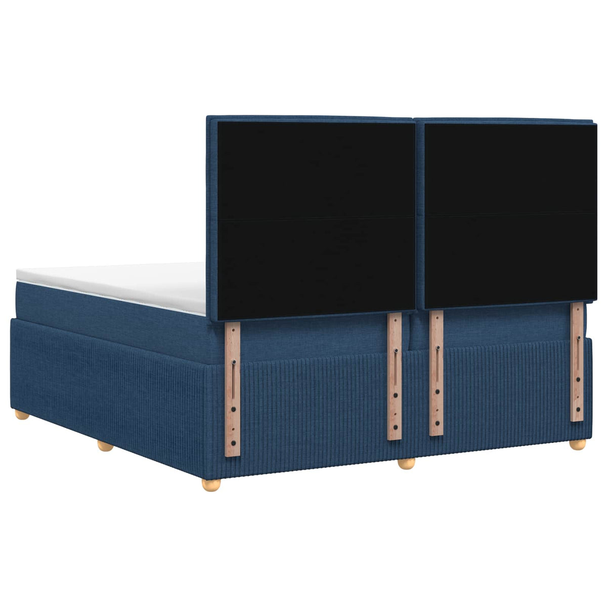 Boxspring krevet s madracem Plava 140 x 200 cm Tkanina