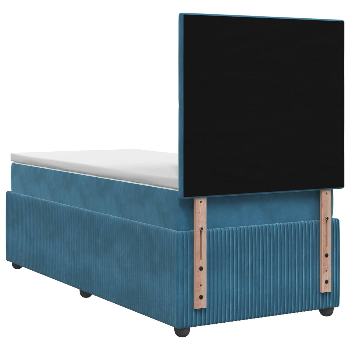 Boxspring krevet s madracem Plava 80 x 200 cm Baršun