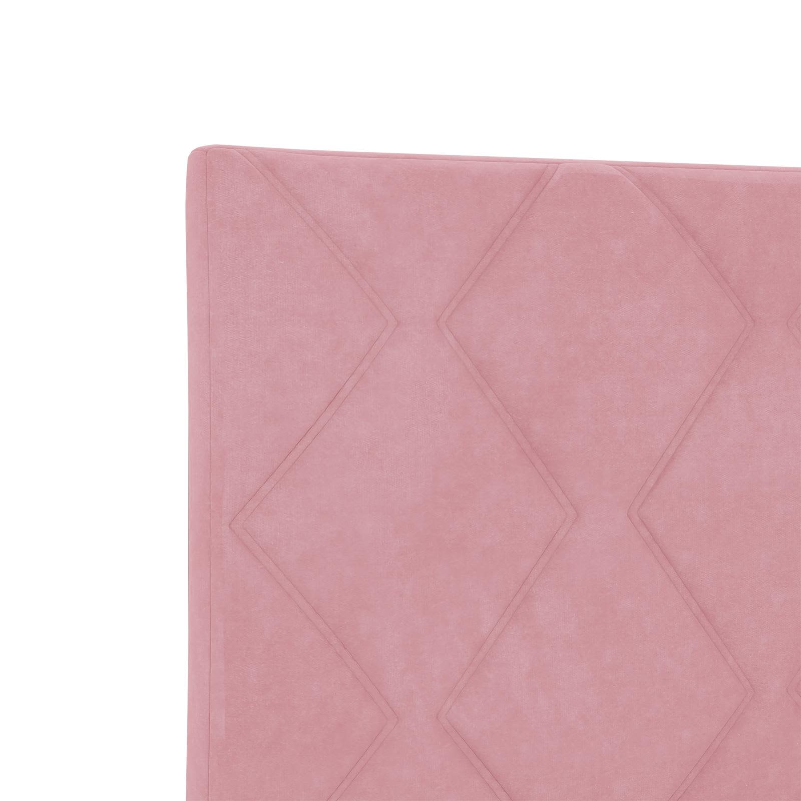 Boxspring krevet s madracem Ružičasta 80 x 200 cm Baršun