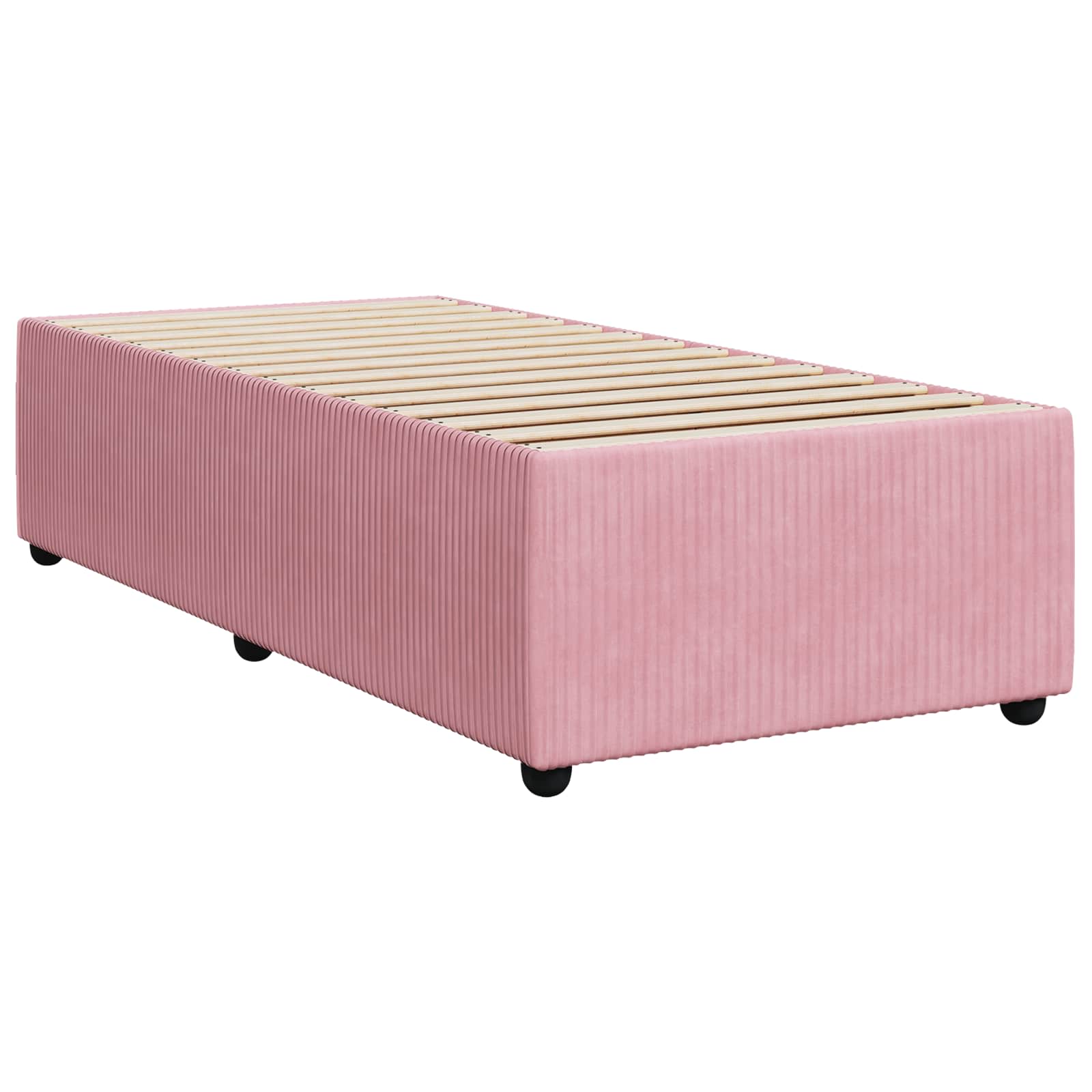 Boxspring krevet s madracem Ružičasta 80 x 200 cm Baršun