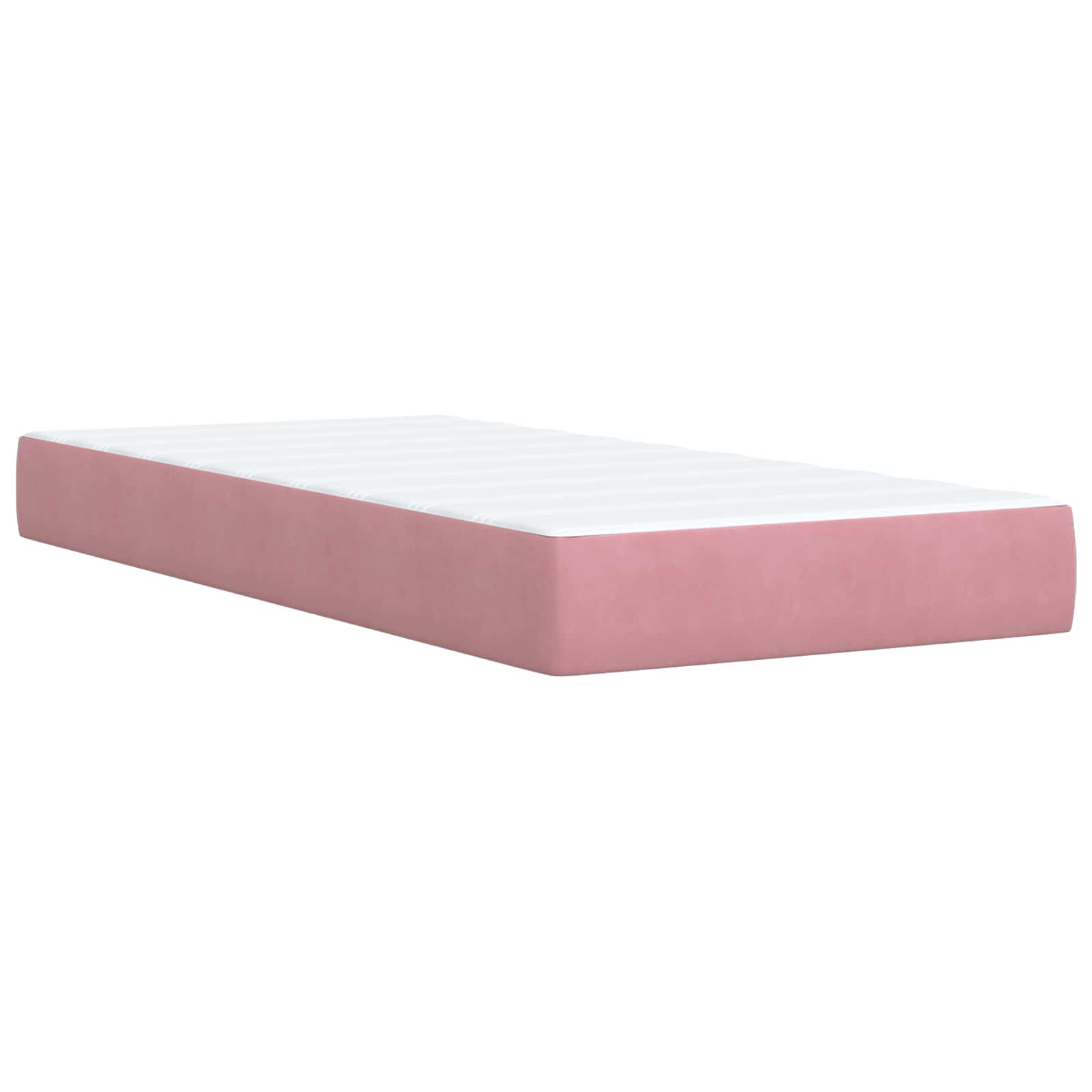 Boxspring krevet s madracem Ružičasta 80 x 200 cm Baršun