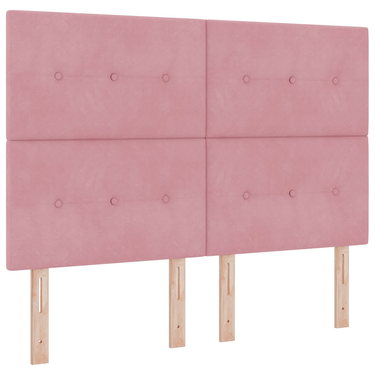 Boxspring krevet s madracem Ružičasta 140 x 190 cm Baršun