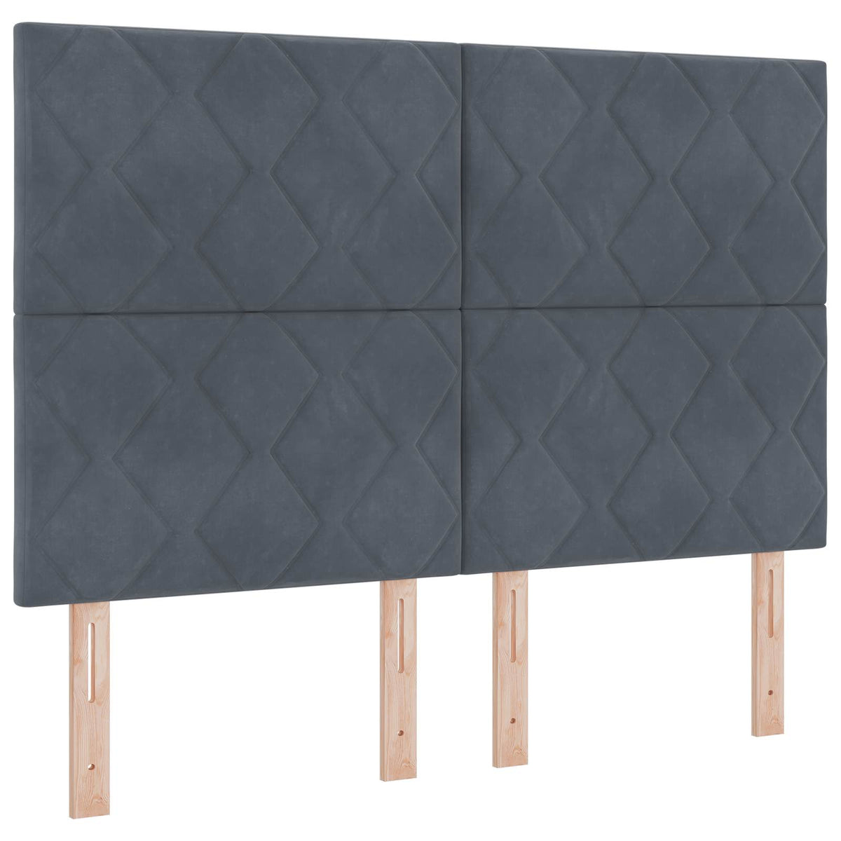 Boxspring krevet s madracem Tamnosiva 140 x 190 cm Baršun