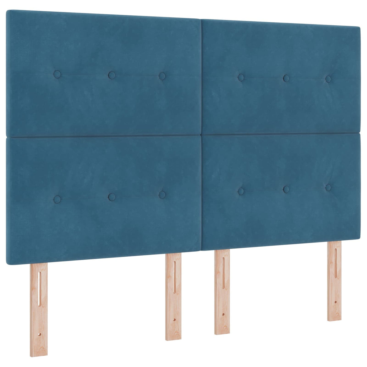 Boxspring krevet s madracem Plava 160 x 200 cm Baršun