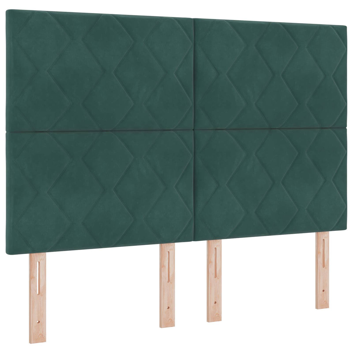 Boxspring krevet s madracem Tamnozelena 160 x 200 cm Baršun