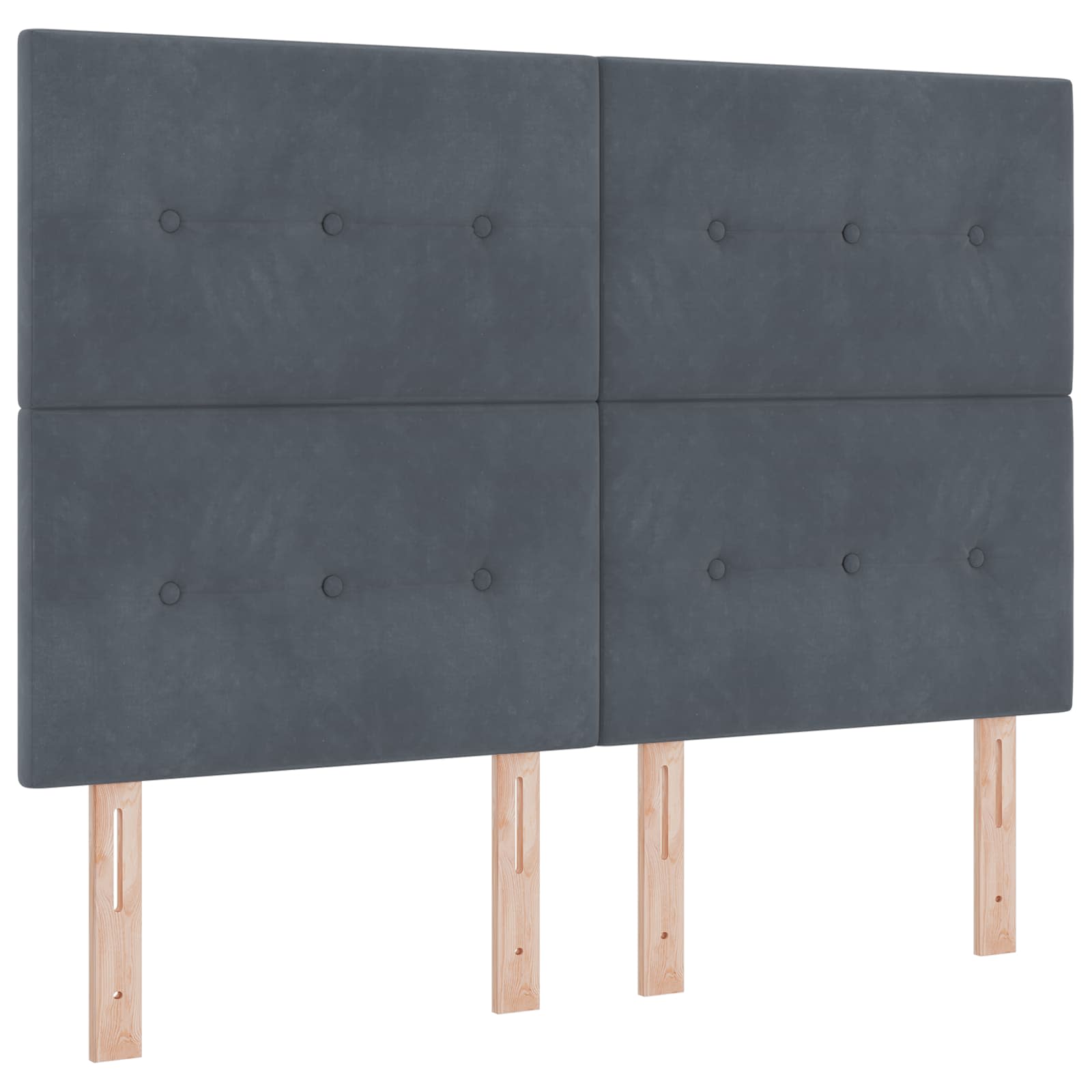 Boxspring krevet s madracem Tamnosiva 180 x 200 cm Baršun
