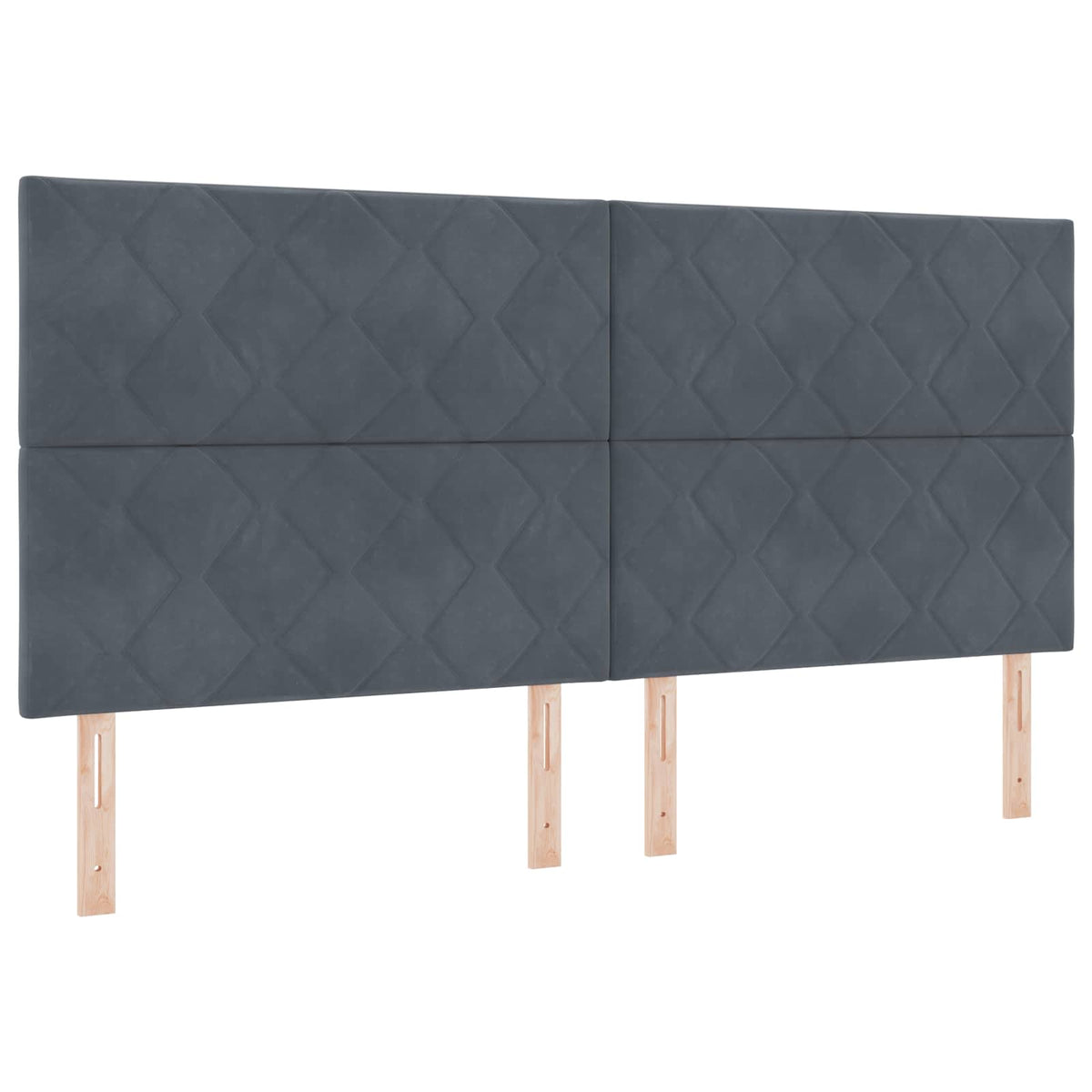 Boxspring krevet s madracem Tamnosiva 200 x 200 cm Baršun