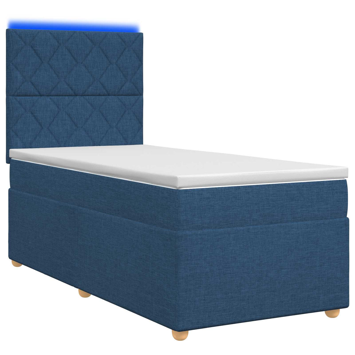 Boxspring krevet s madracem Plava 80 x 200 cm Tkanina