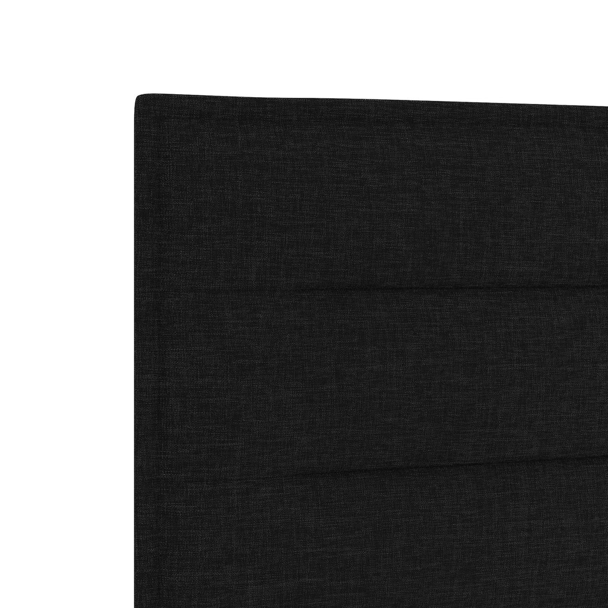 Boxspring krevet s madracem Crna 120 x 190 cm Tkanina