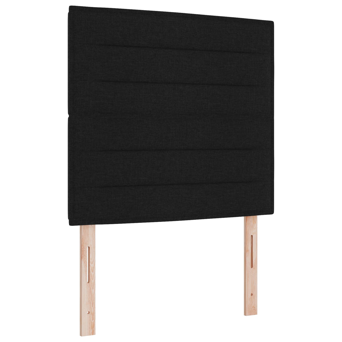 Boxspring krevet s madracem Crna 120 x 190 cm Tkanina