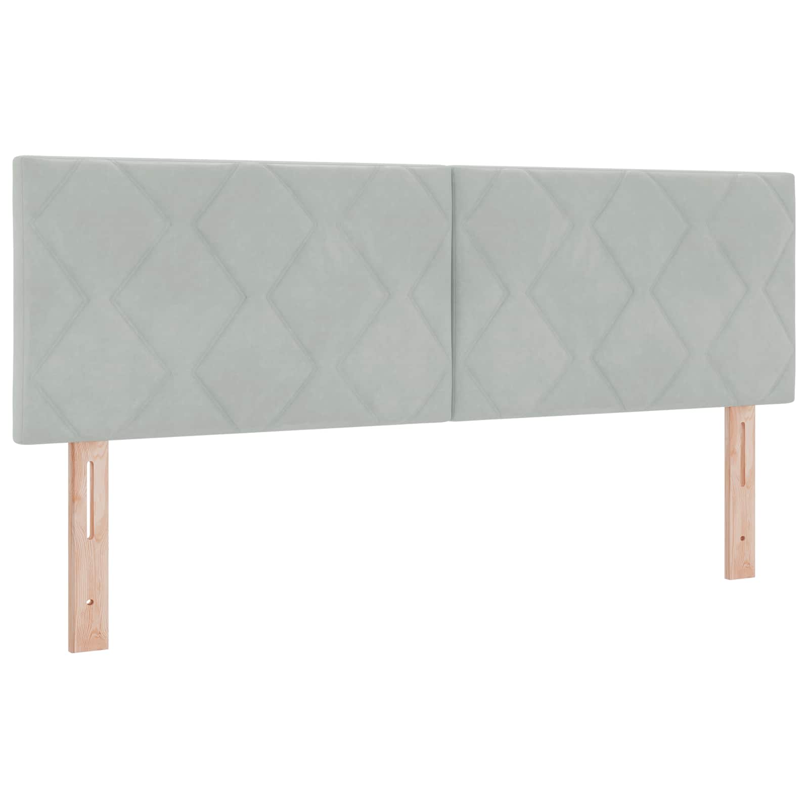 Podesivi krevet s madracem Svjetlosiva 160 x 200 cm Baršun
