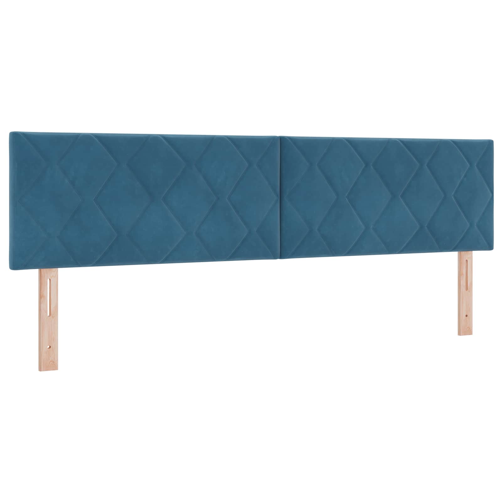 Podesivi krevet s madracem Tamno plava 180 x 200 cm Baršun