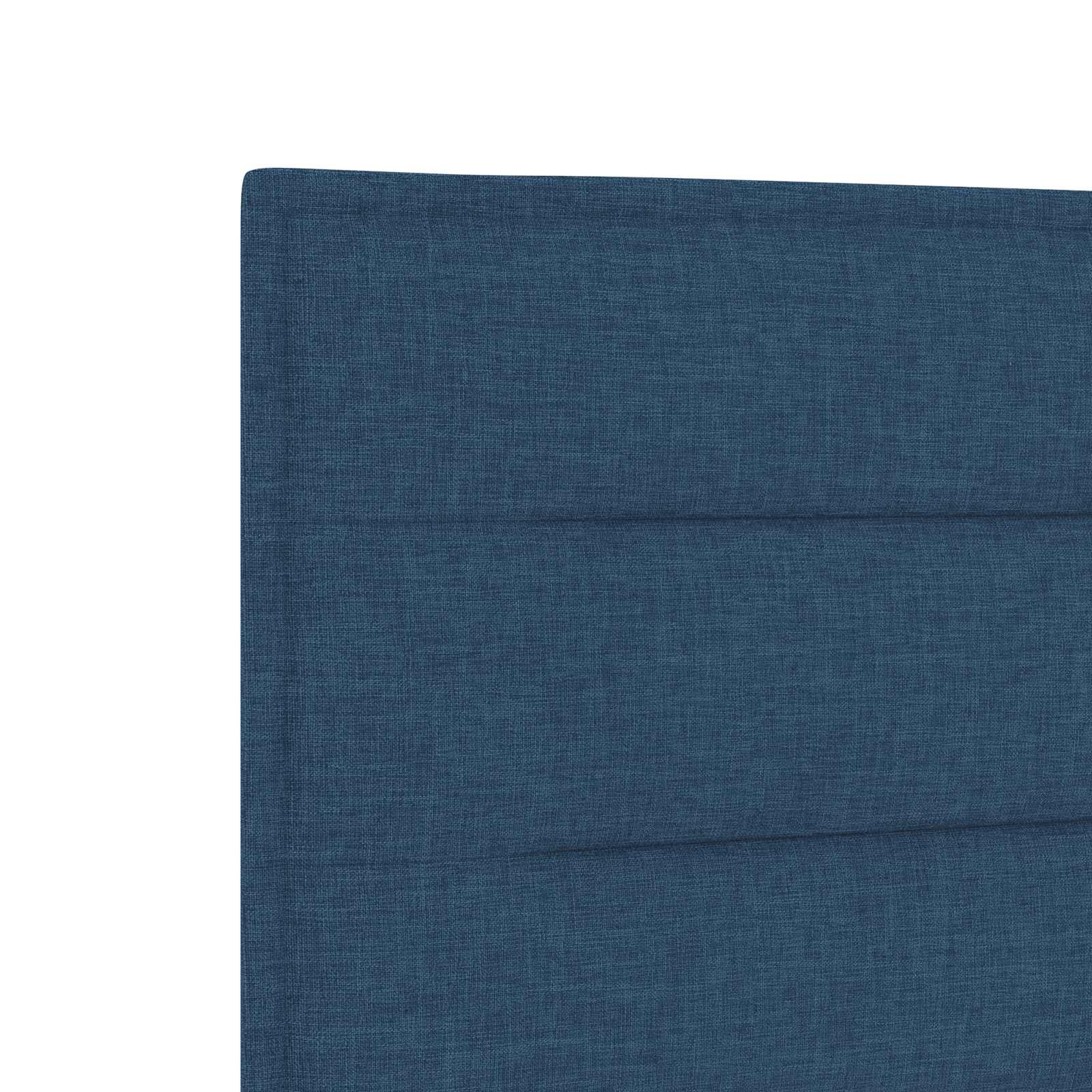 Krevet od pjene s madracem i LED-om Plava 120 x 200 cm Tkanina