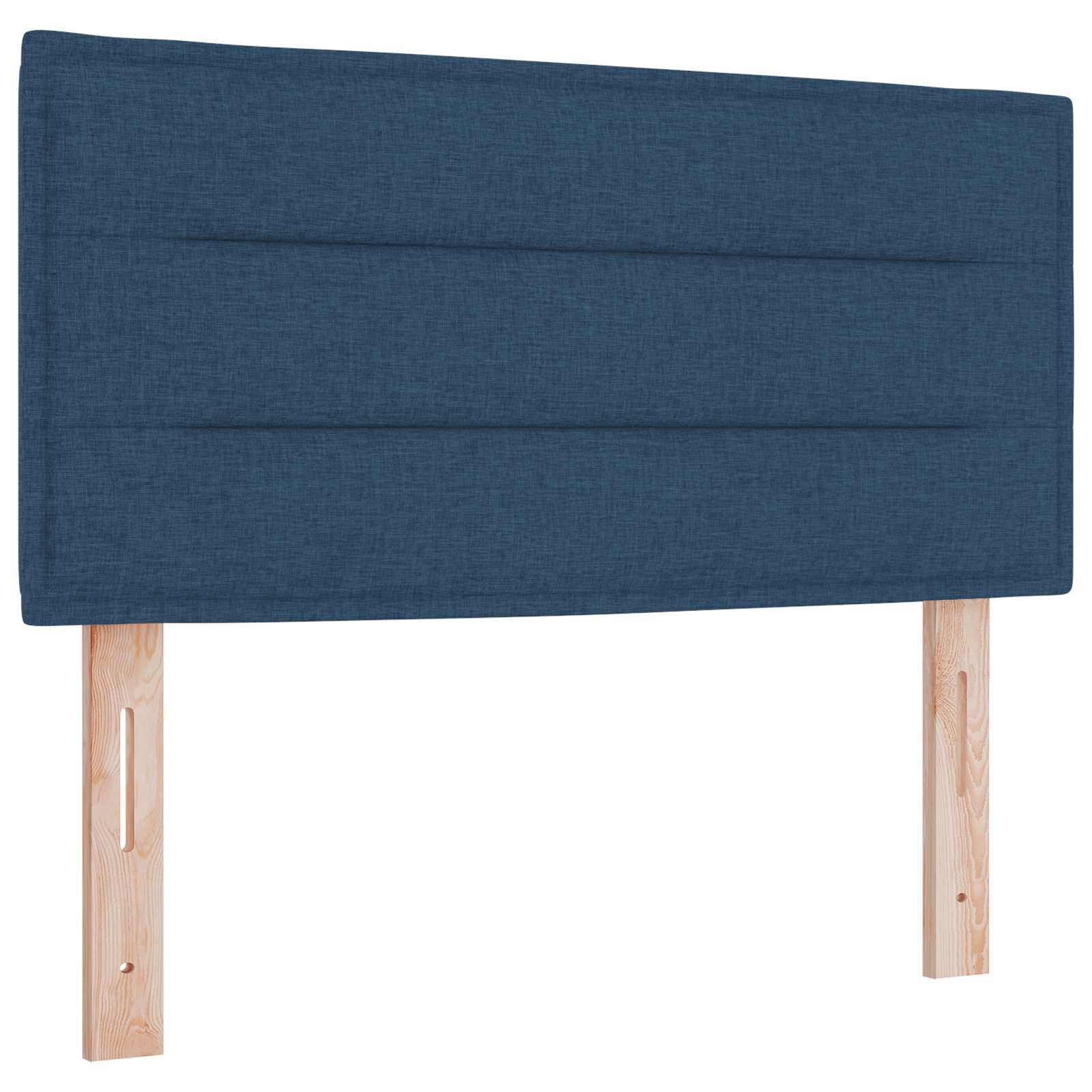 Krevet od pjene s madracem i LED-om Plava 120 x 200 cm Tkanina